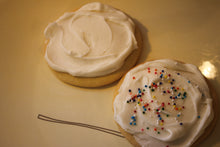 Load image into Gallery viewer, Round White Frosted Sugar Cookie