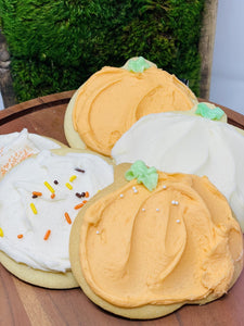 Frosted Pumpkin Sugar Cookie Assortment - 12ct