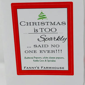 "Merry Christmas" Bag of 4 way of Popcorn (Special)