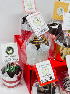 Gift - Hot Chocolate Bombs - 6 Large bombs/6 Frosted Sugar Cookies
