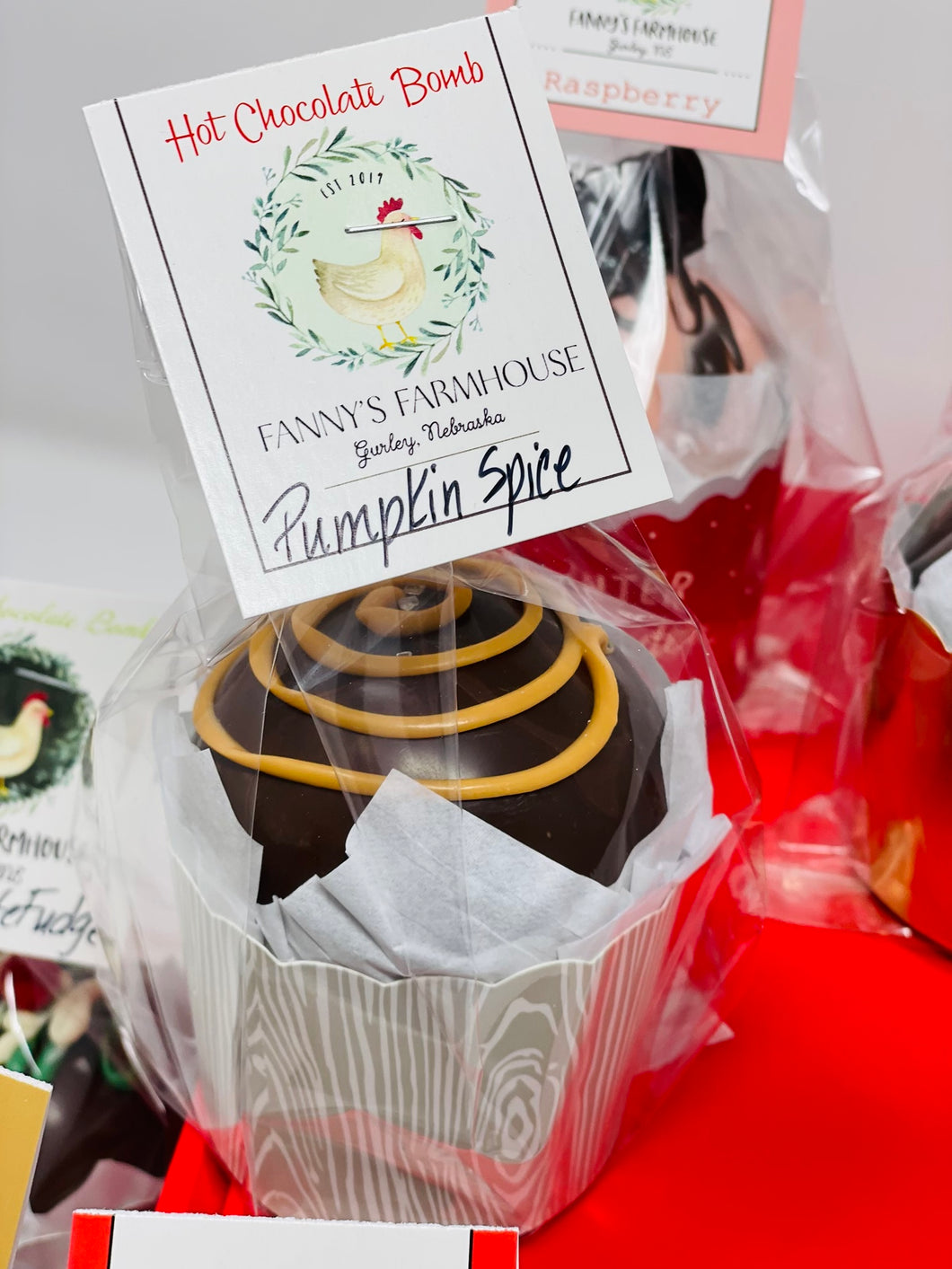 Pumpkin Spice Hot Chocolate Bombs