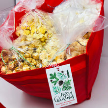 Load image into Gallery viewer, &quot;Merry Christmas&quot;  4 way bags of Popcorn (Traditional)