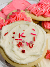 Load image into Gallery viewer, Valentine&#39;s Day Frosted Cookies - 20 Count