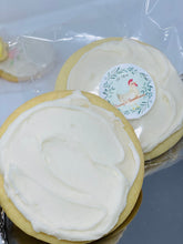 Load image into Gallery viewer, &quot;Your Special Day Label&quot;  Frosted Sugar Cookie (Pink, White or Blue)