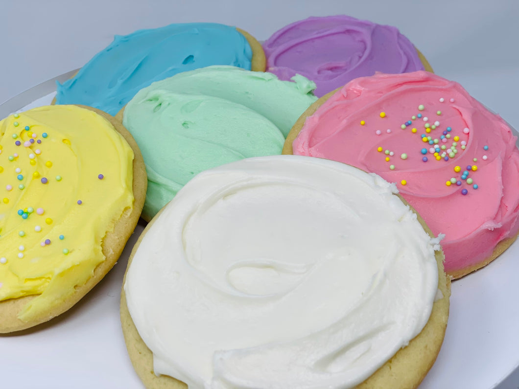 Easter/Spring Circle Cookies - 20 Count