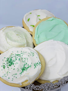 March Cookies - White /Green Frosting
