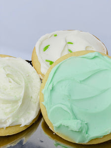 March Cookies - White /Green Frosting