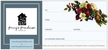 Load image into Gallery viewer, Gift Certificate - Garden Show, Mother&#39;s Day, Events or Holidays