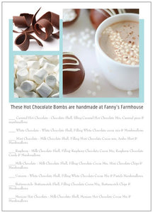 Gift - Hot Chocolate Bombs - 9 Large Bombs/9 Frosted Sugar Cookies