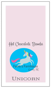 Hot Chocolate Bomb - Unicorn