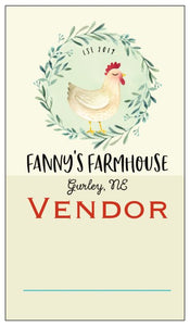 Garden Show Event - Vendor  ( Inside Tractor Barn) May 13th, 2023